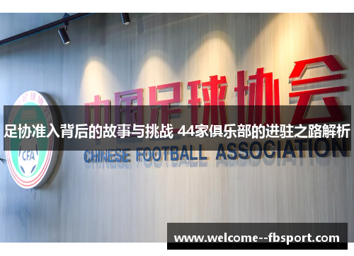 足协准入背后的故事与挑战 44家俱乐部的进驻之路解析